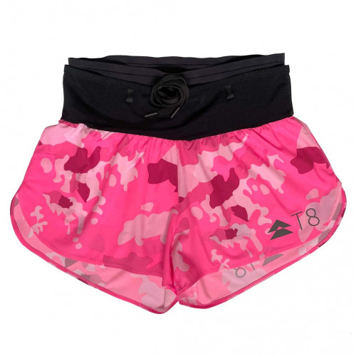 T8 Women's Sherpa Shorts V2 - Pink Camo